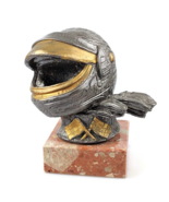 Grand Prix racing helmet statue vintage participation trophy car racing ... - £65.94 GBP