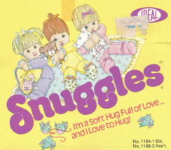 Vintage 1978 Ideal SNUGGLES Carboard Doll Box Cutout ONLY - £4.67 GBP