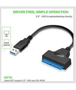 USB Hard Drive Adapter Cable-SATA To USB Converter - £9.49 GBP