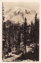 Highway to Paradise Rainier National Park Real Photo Postcard RPPC  - £2.34 GBP