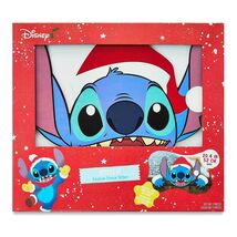 Disney Stitch Santa Claus Christmas Festive Fence Sitters, 20.47"x1.57"x... - $35.63