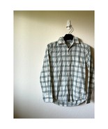 American Eagle Light Blue Tartan Plaid Button Shirt XS - $330.09 MXN