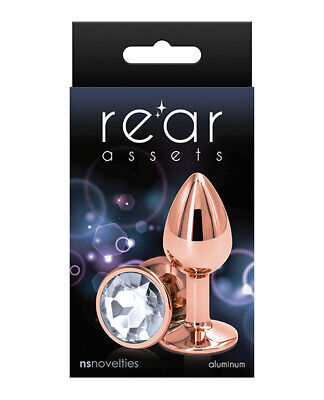 Rear Assets Rose Gold Small Clear - $12.50