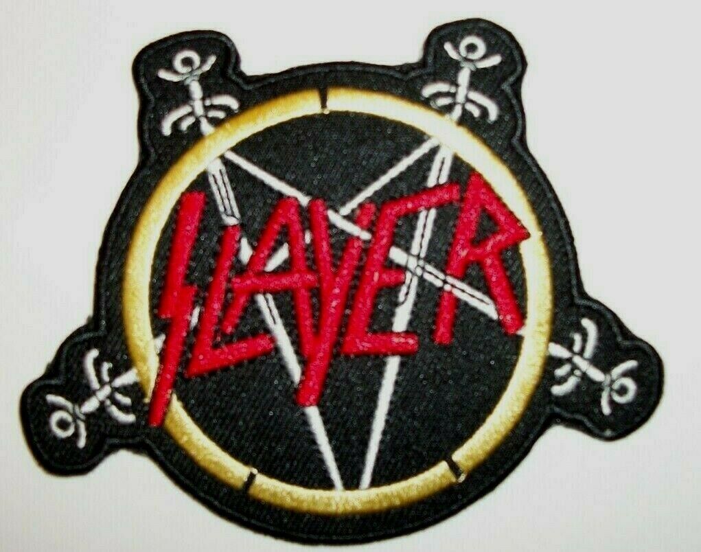 Slayer Golden Eagle Patch Heavy Metal Band Embroidered Iron on