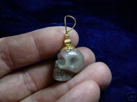 #HH-115-5 Human Skull Ocean Jasper Pendant Jewelry Gemstone Gem - £11.19 GBP