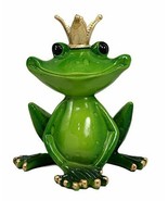 Ebros Gift Kiss A Frog Prince Charming with Crown Decorative Figurine 4.... - $26.74 CAD
