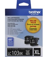 Brother Genuine High Yield Black -Ink -Cartridges, LC1032PKS, Replacemen... - £36.17 GBP