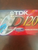 Tdk D120 Ieci Type I High Output General Audio Cassette - B31 - £23.13 GBP