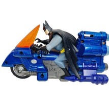 DC Comics Justice League Batman Motorcycle Toy Push and Go Vehicle  - £6.97 GBP