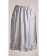 Shadowline Rochelle Satin 15&quot; half slip Size XL Taupe Style 47091 - $619.89 MXN