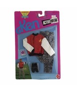 Mattel 1991 Ken Outfit Sport Active Wear Letterman Jacket Accessories Cl... - $37.15