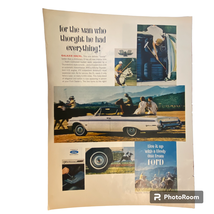 Ford Automobile Print Ad National Lumber May 11 1962 Frame Ready Color - $14.87