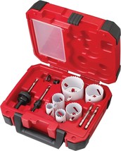 10-Piece Electricians&#39; Hole Saw And Dozer Kit From Milwaukee, Model, 4095. - $109.98