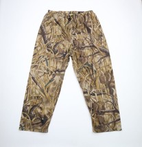 Vintage Cabelas Mens 2XL XXL Wetlands Camouflage Rain Waterproof Wide Leg Pants - £38.68 GBP