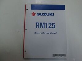2006 Suzuki RM125 Owners Service Workshop Manual OEM K6 99011-36F55-03A - $9.98