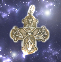 HAUNTED CROSS NECKLACE BLAST REPEL DARKNESS  EVIL HIGHEST LIGHT COLLECT MAGICK image 2