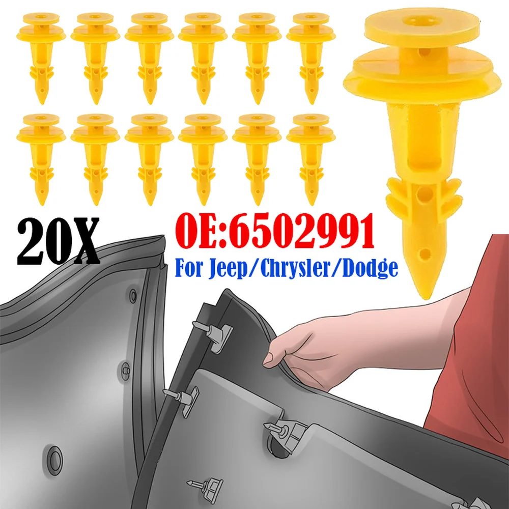 20x Car Tail Door Panel Clip Fastener Retainer Rivets For WJ Jeep Grand Cherokee - £10.68 GBP