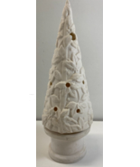 Colonial Candle Japan White 7.75 in Ceramic Christmas Tree Holder - $22.76