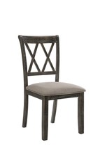 Claudia II Beige Fabric Dining Chairs (Set of 2) - $227.99