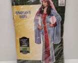 Renaissance Queen Medieval Halloween Costume - Adult Woman Size Large 10... - $22.76