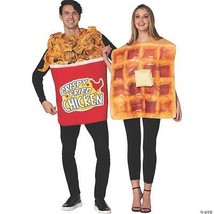 Chicken &amp; Waffles Adult Couples Costume Breakfast Food Tunics Halloween GC10167 - £71.92 GBP