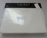 Ralph Lauren Nora Herringbone Full Queen Coverlet White $250 - £100.04 GBP