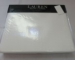 Ralph Lauren Nora Herringbone Full Queen Coverlet White $250 - £99.49 GBP