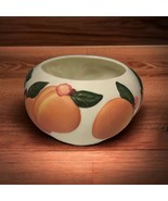 Vintage Claire Burke Peach Serving Bowl. Raised Peaches, Buds &amp; Branches... - $38.27 CAD