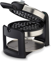 Cuisinart WAF-F30 round Flip Belgian Waffle Maker, Black/Silver, 1 Inch Thick - £71.96 GBP