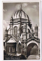 Belgium Postcard Brussels St Mary&#39;s Church - £2.36 GBP