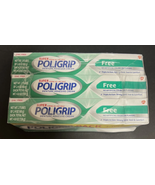Super Poligrip Zinc Free Denture &amp; Partials Adhesive Cream Twin Pack Lot... - $59.39