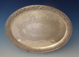 Tiffany & Co. Sterling Silver Tray Footed with Acid Etched Cherubs (#0152) - £6,191.16 GBP