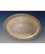 Tiffany &amp; Co. Sterling Silver Tray Footed with Acid Etched Cherubs (#0152) - $13,169.66 CAD