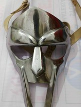Vintage Handmade Gladiator Face Mask With Leather Strips For Halloween - £47.43 GBP