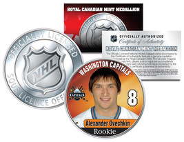 2005-06 Alexander Ovechkin Royal Canadian Mint Medallion Nhl Rookie Coin - £7.56 GBP