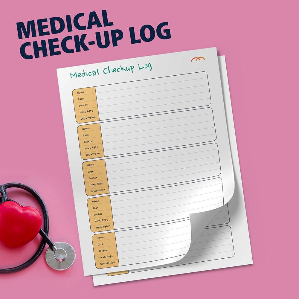 Medical Check-Up Reminder, Medical planner, Health Care Log, Doctor Appo... - $1.99