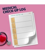 Medical Check-Up Reminder, Medical planner, Health Care Log, Doctor Appo... - $37.22 MXN