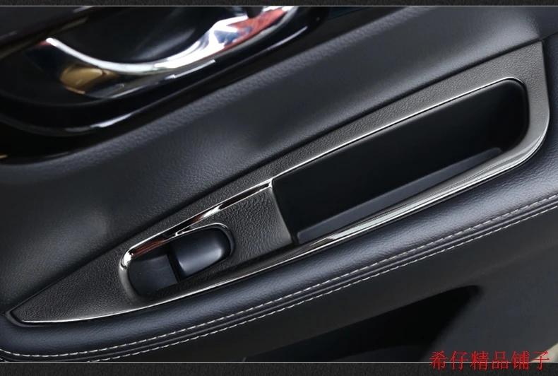 For Qashqai J11 2015 2016 ABS Chrome Window Control Panel Gl Lifter Swit... - $97.73