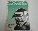 1988 1989 1991 Honda Z50R Service Atelier Réparation Manuel Usine OEM Li... - $31.98