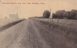 Palestine Church Aye Line Redding Iowa IA 1917 Postcard D29 - £2.35 GBP