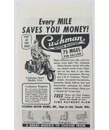 1948 Cushman Motor Scooter Advertisement Vintage Transportation Motorcyc... - $293.22 MXN