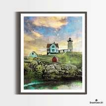 Premium Art Print Nubble Light in Watercolors, by Dreamframer Art - £30.24 GBP+