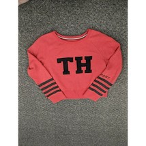 Tommy Hilfiger Sport Red TH Logo Sweatshirt Size M Medium Womens - £16.01 GBP