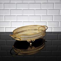 LaModaHome Golden Tea Coffee Serving Tray Set - VIP Special Serving Turkish, Ara - £38.46 GBP