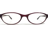 Oliver Peoples Eyeglasses Frames Mia SHA Red Cat Eye Oval Horn Rim 47-18... - £74.85 GBP