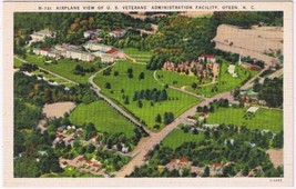 Postcard Aerial View US Veterans Administration Facility Oteen North Carolina - £3.09 GBP