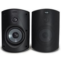 Polk Audio Atrium 5 Outdoor Speakers with Powerful Bass (Pair, Black), A... - £247.78 GBP