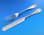 Japanese by Tiffany and Co Sterling Silver Junior Set 2pc Knife Fork Mon... - $800.91