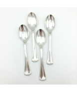 TOWLE Hamilton silver-plated soup spoons - glossy Germany lot of 4 oval ... - £27.94 GBP