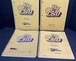 LSU Loose leaf Notebooks Lot Of 4 Vintage Louisiana State University Boo... - £16.11 GBP
